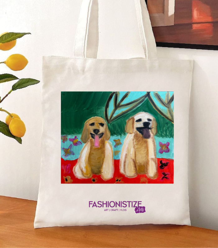 Animal Love Series– Medium Canvas Bag | Art-Inspired Everyday Carry